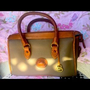 Dooney & Bourke Brown Leather Satchel Bag